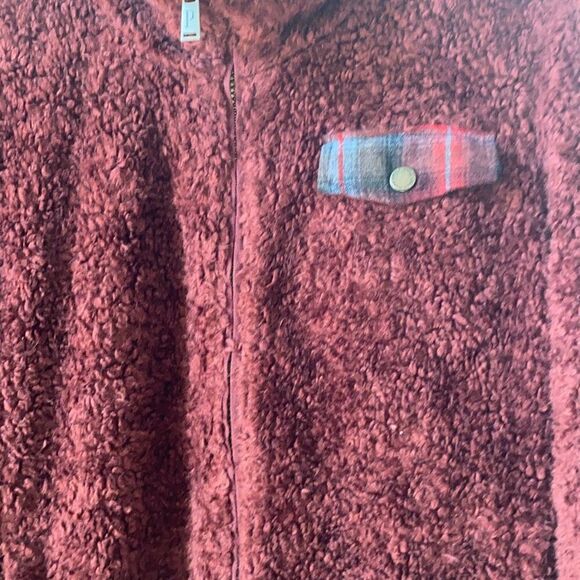 Pendleton wool blend Zip up Teddy Sherpa jacket size small - Picture 6 of 10